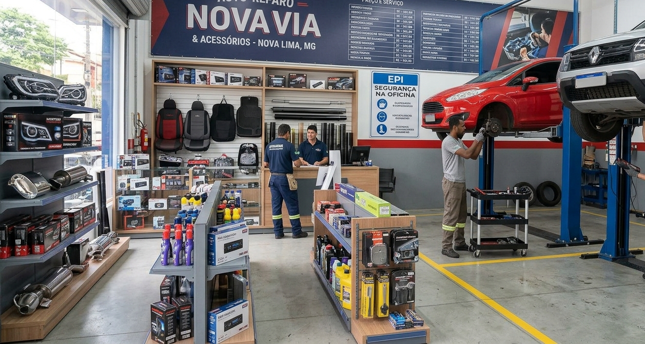 Foto real: equipe administrativa organizando atendimentos no escritório